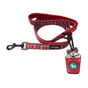 Sassy woof leash and potty pal combo
